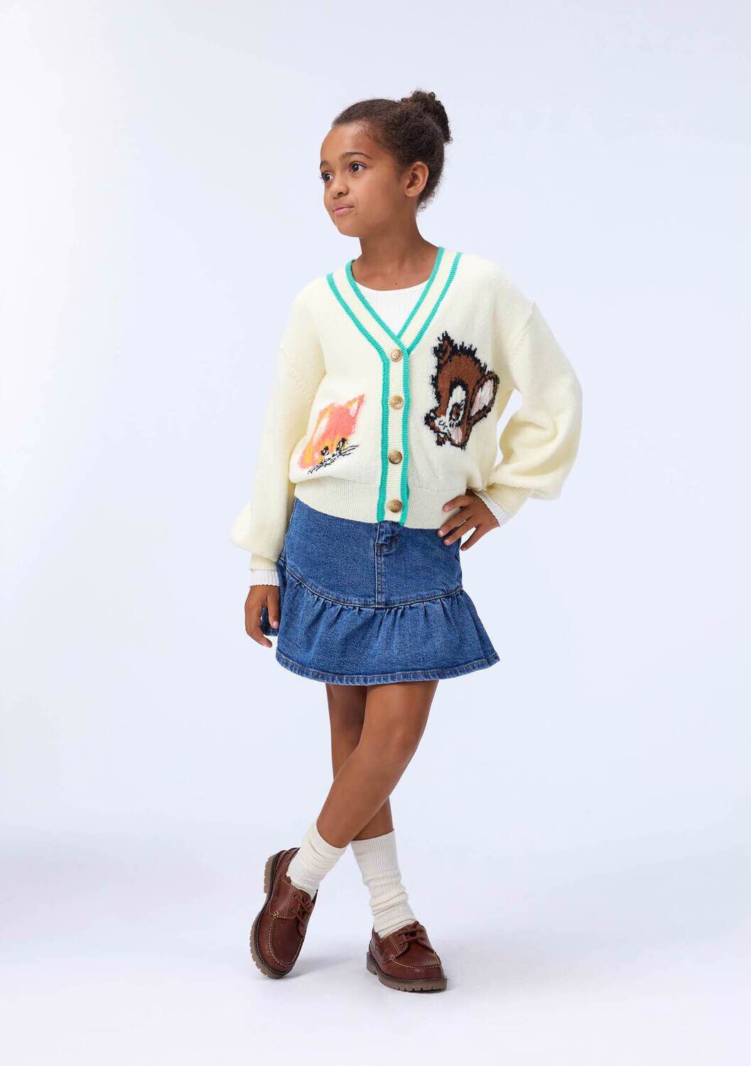 Blauwe MOLO Midirok BRIDGET - large