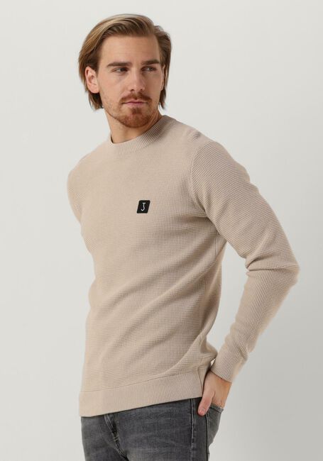 BUTCHER OF BLUE Pull SQUARE CREW en beige - large