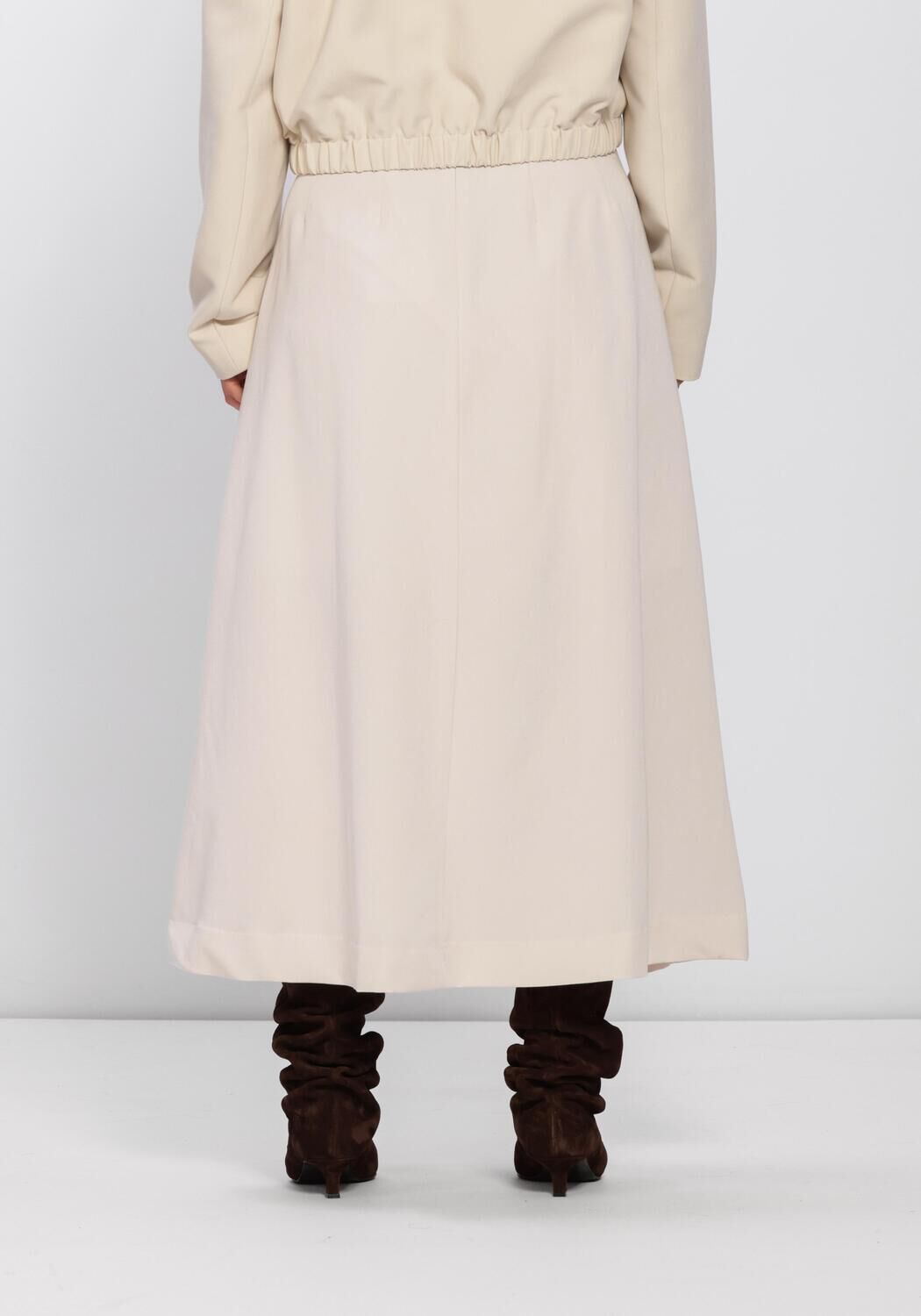 Beige CO'COUTURE Maxirok TENGACC PLEAT SKIRT - large