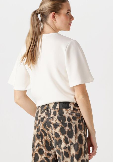 SELECTED FEMME Haut SLFTENNY SS V-NECK TOP en blanc - large