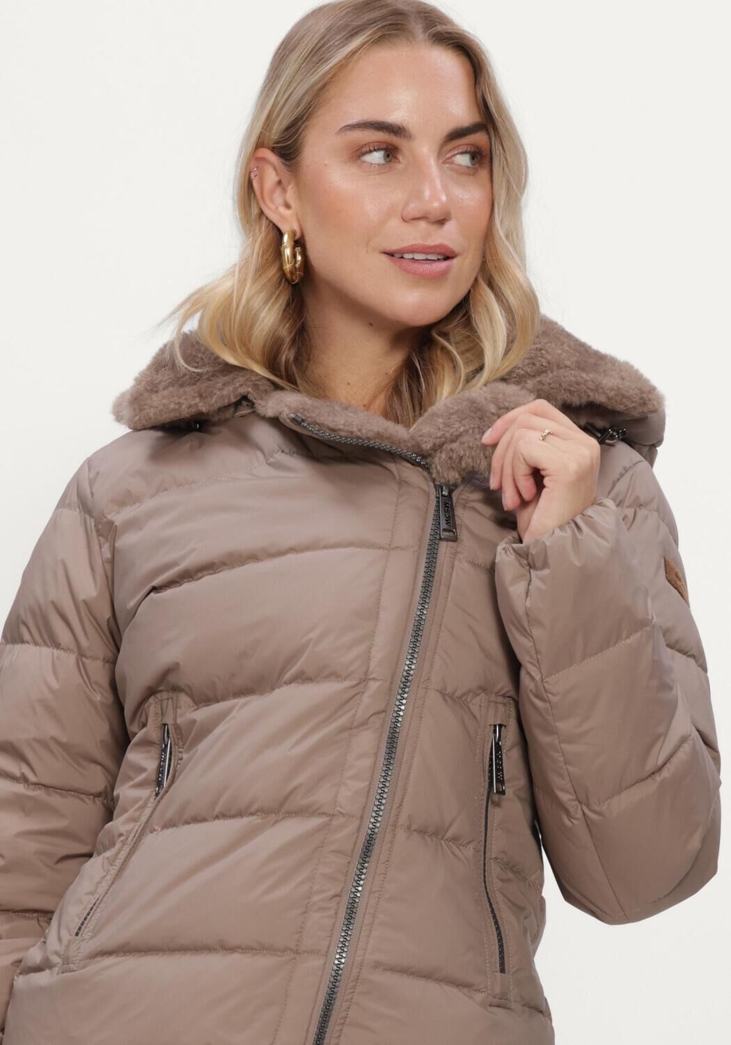 MOSCOW Veste matelass&eacute; 21-08-SPENCER en taupe - large