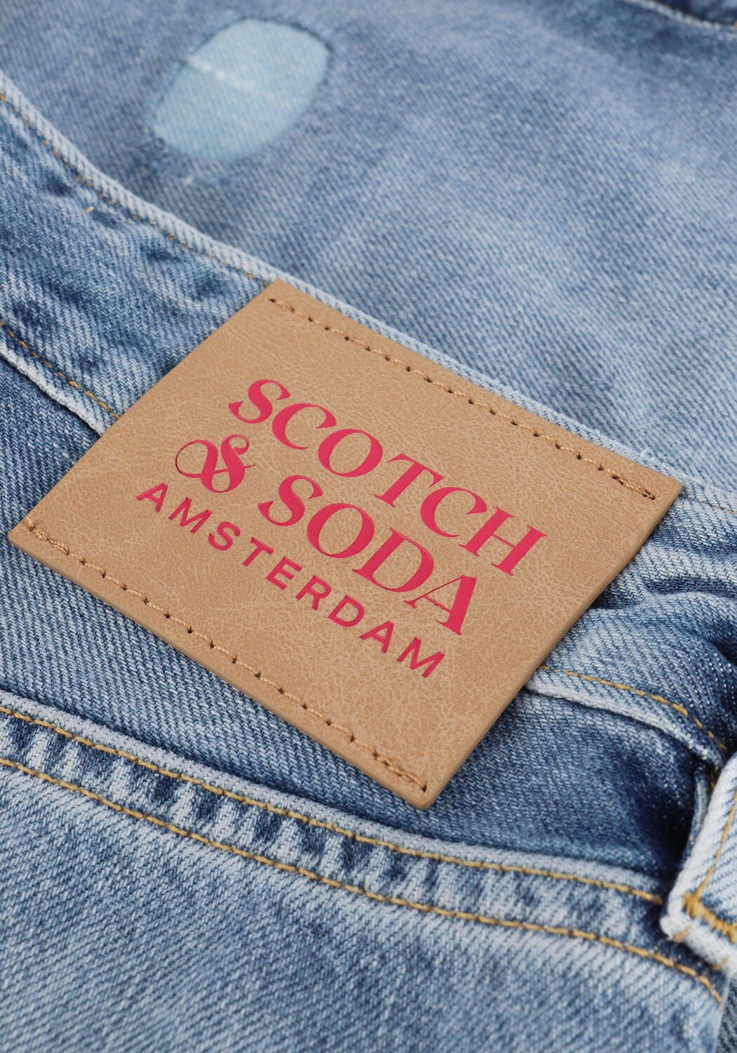 Lichtblauwe SCOTCH & SODA Jeans RALSTON DENIM SHORT - large