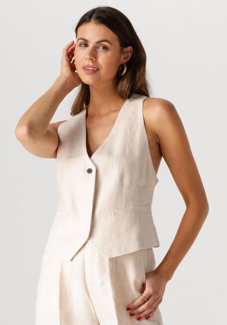 COPENHAGEN MUSE Gilet NATURE WAISTCOAT Blanc - large