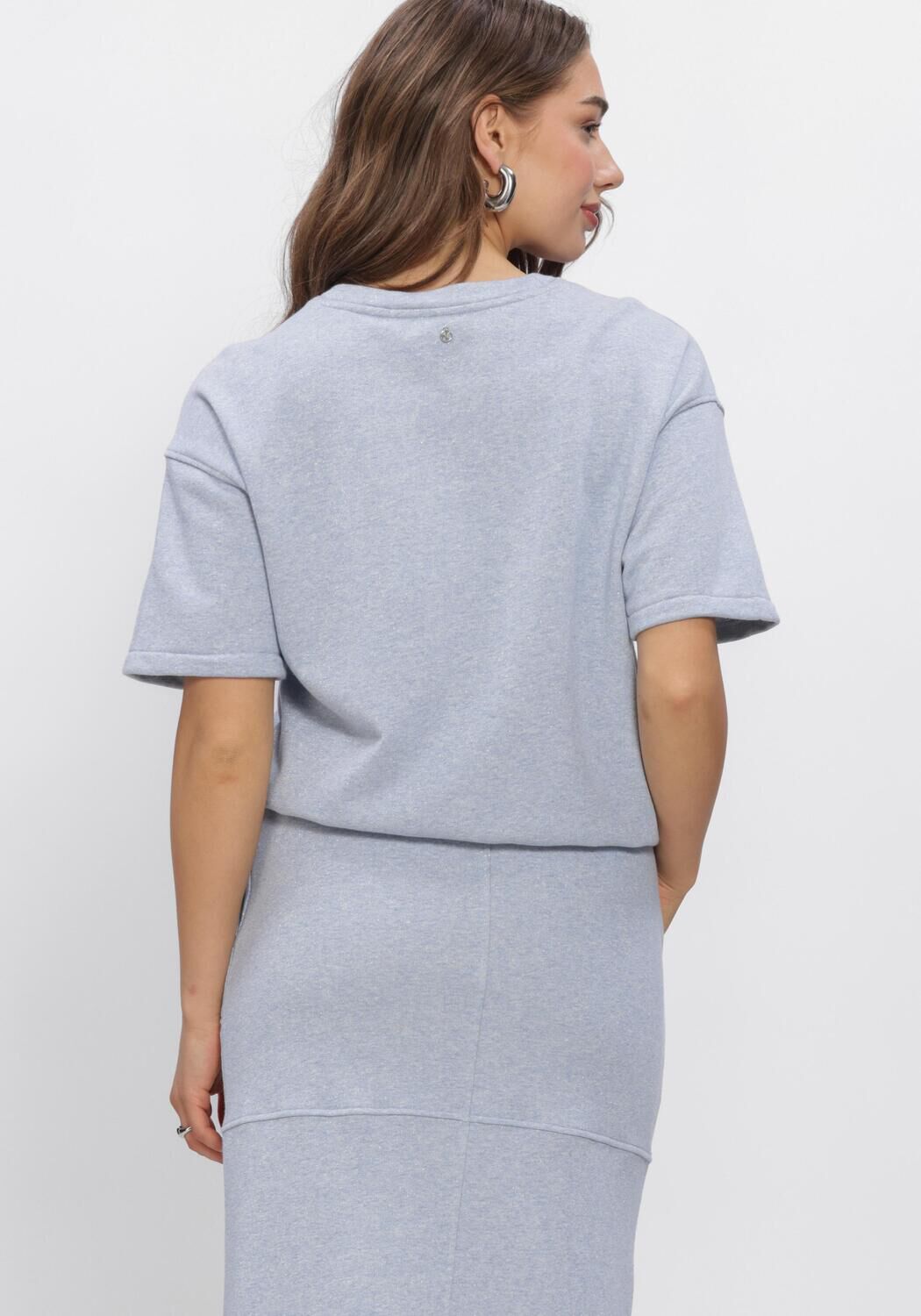 NUKUS Pull ROOS PULLOVER LUREX en bleu - large