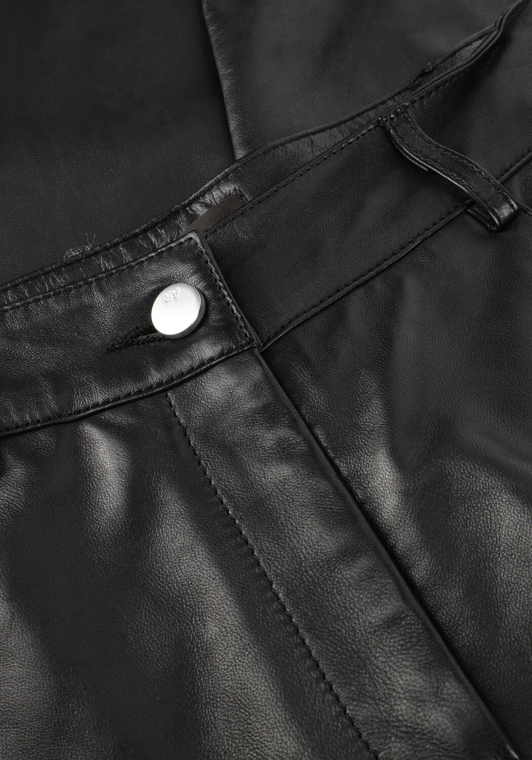 Zwarte STUDIO AR Wijde broek TESS - large