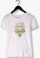 Witte GUESS T-shirt SS GUESS MANSION LOGO EASY TEE