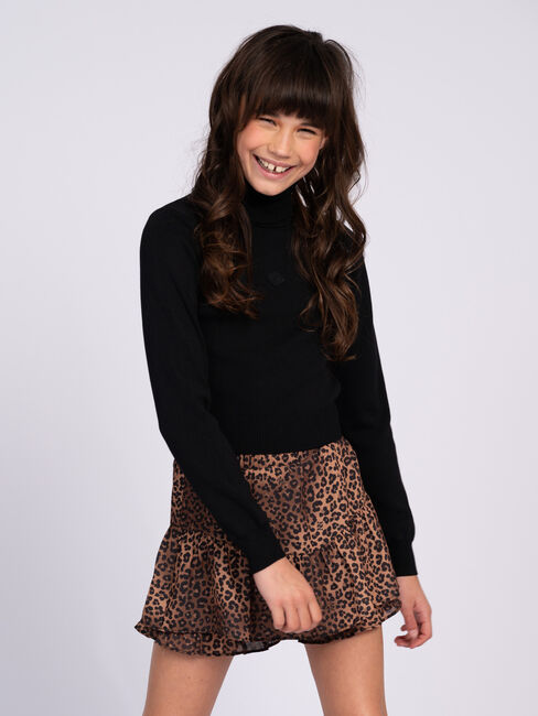 NIK & NIK Col roulé OSSI PULLOVER en noir - large