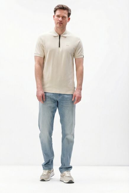 Beige PME LEGEND Polo WAFFLE STRUCTURE PIQUE - large