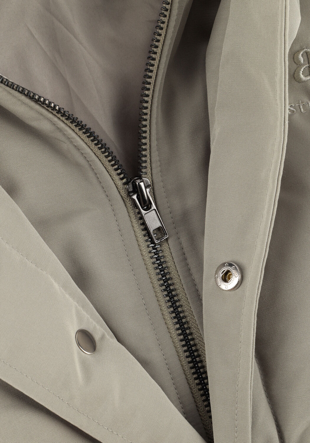 BAJE STUDIO Veste matelass&eacute; LOGAN Gris clair - large