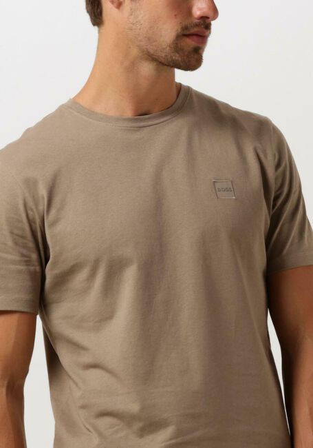 BOSS T-shirt TALES en marron - large