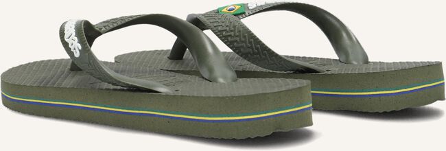 Groene HAVAIANAS Slippers BRASIL LOGO KIDS Groene HAVAIANAS Slippers BRASIL LOGO KIDS - large