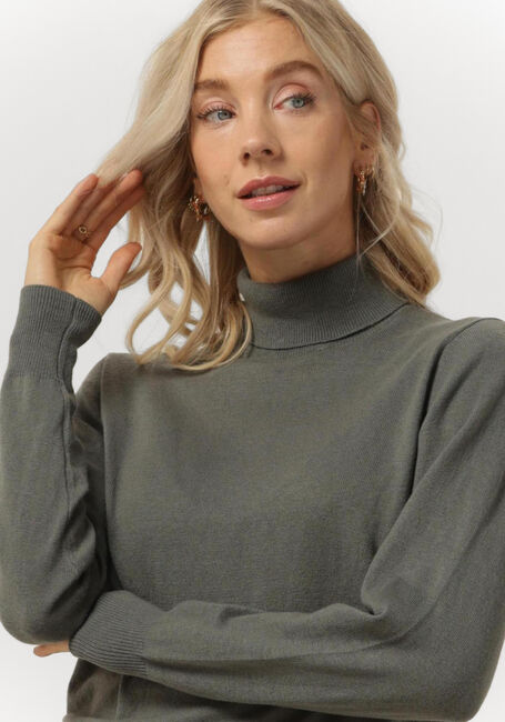 LEVETE ROOM Col roul&eacute; LR-VILKE 2 PULLOVER Olive - large