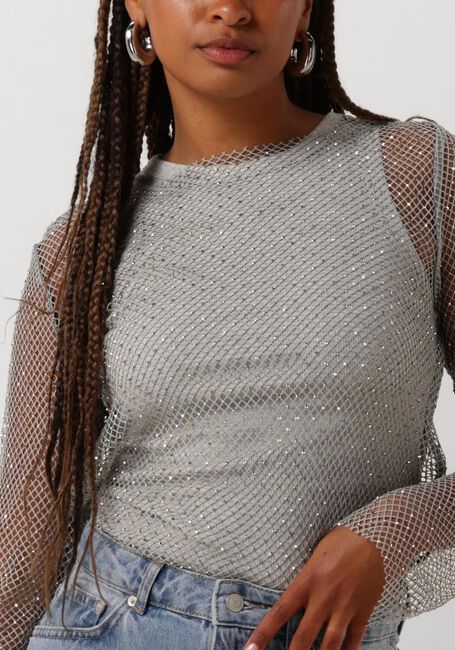 Zilveren NEO NOIR Top AIMEE STONE BLOUSE - large