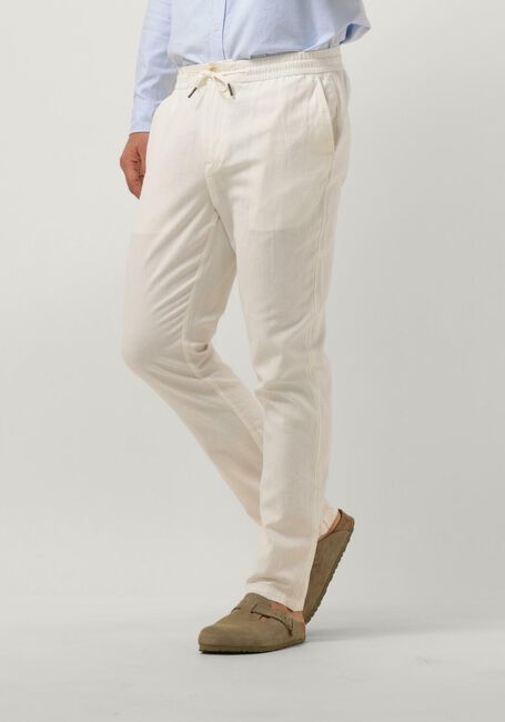 SCOTCH & SODA Pantalon WARREN - STRAIGHT FIT TWILL JOGGER en blanc - large