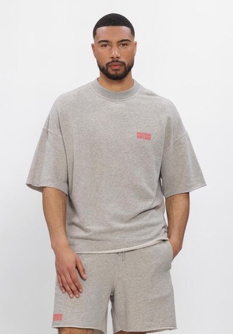 AMERICAN VINTAGE T-shirt NYZZOW T en gris - large