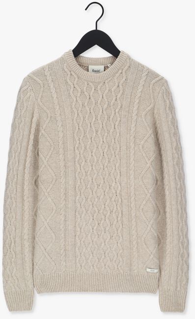 FORÉT Pull GROW WOOL CABLE KNIT Blanc - large