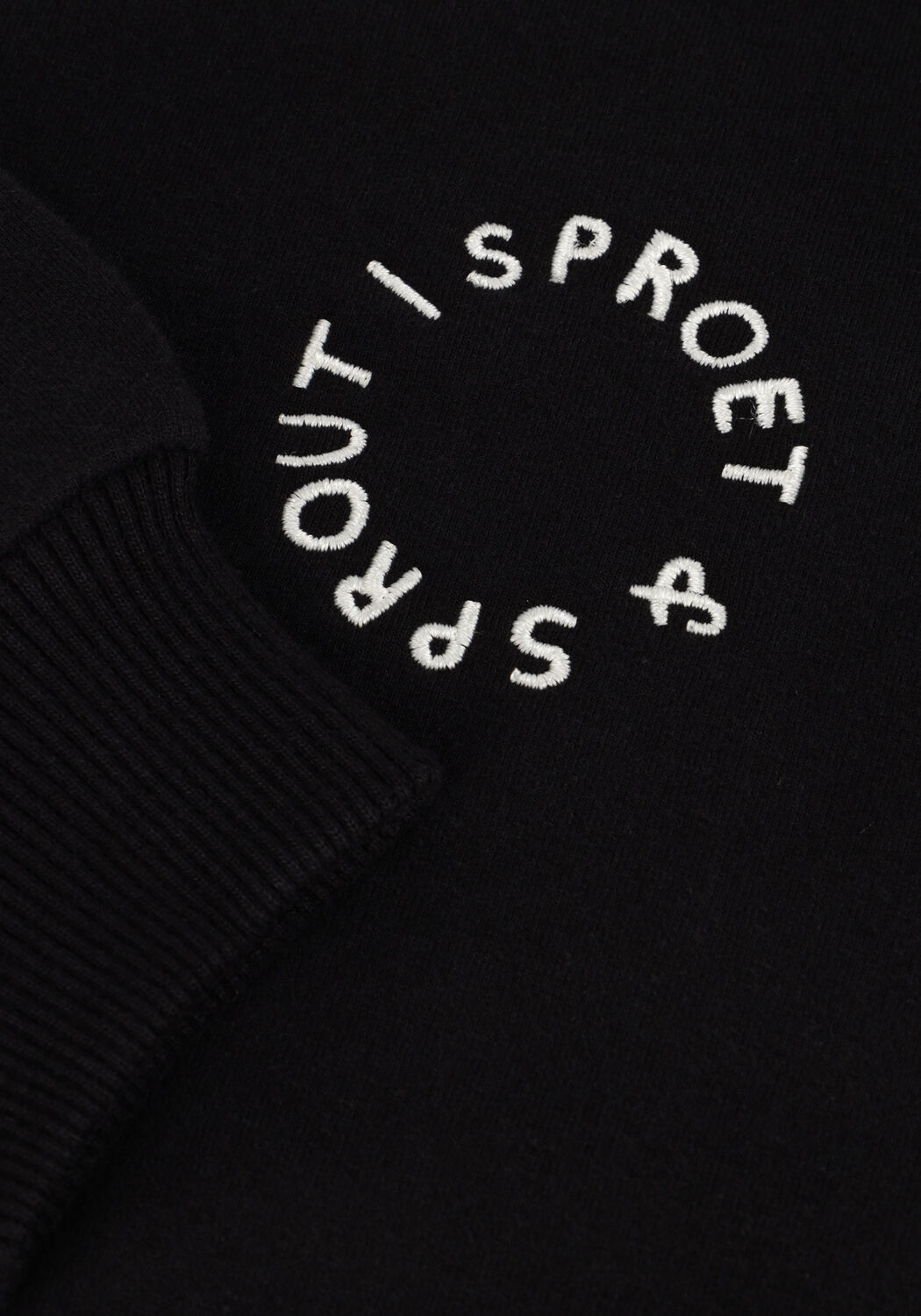 Sproet & Sprout Pull SWEATSHIRT SPROET CHEST PRINT en noir - large