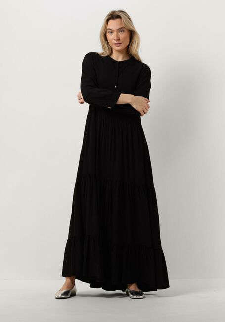 LOLLYS LAUNDRY Robe maxi NEELL MAXI DRESS LS en noir - large