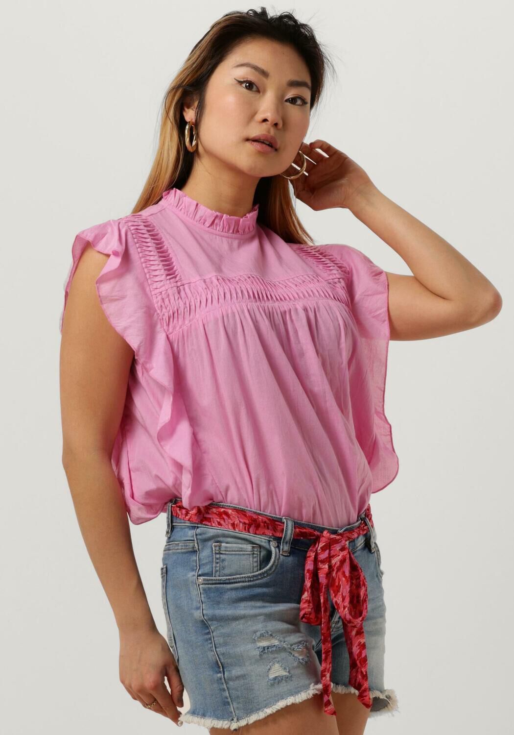 Roze CIRCLE OF TRUST Blouse LIVANA BLOUSE Omoda
