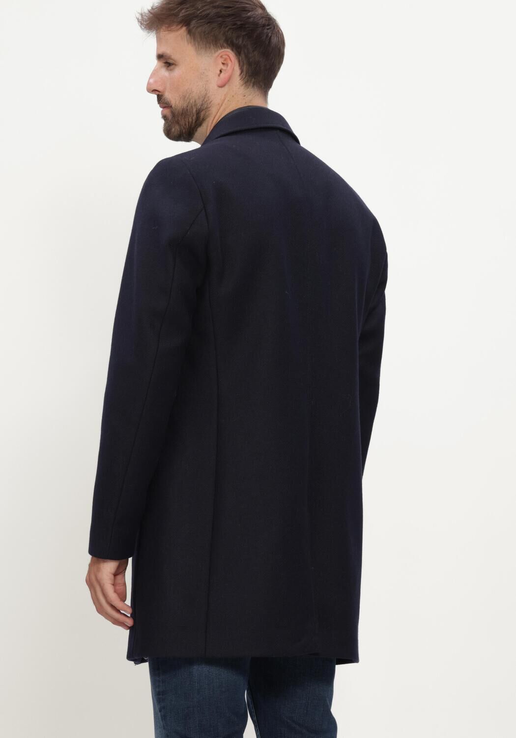 STEFANO LAURAN Manteau SL-CASPER Bleu fonc&eacute; - large