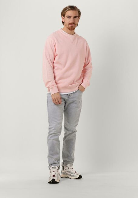 SCOTCH & SODA Chandail GARMENT-DYED STRUCTURED SWEATSHIRT en rose - large