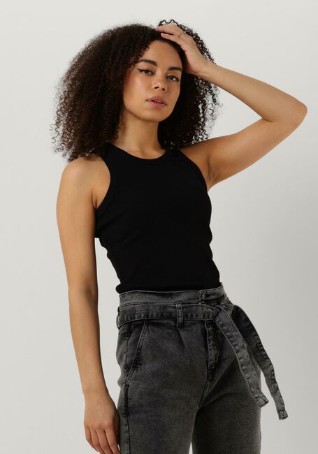 Zwarte ESM&Eacute; STUDIOS Top BLOSSOM RACERBACK RIB TANK - large