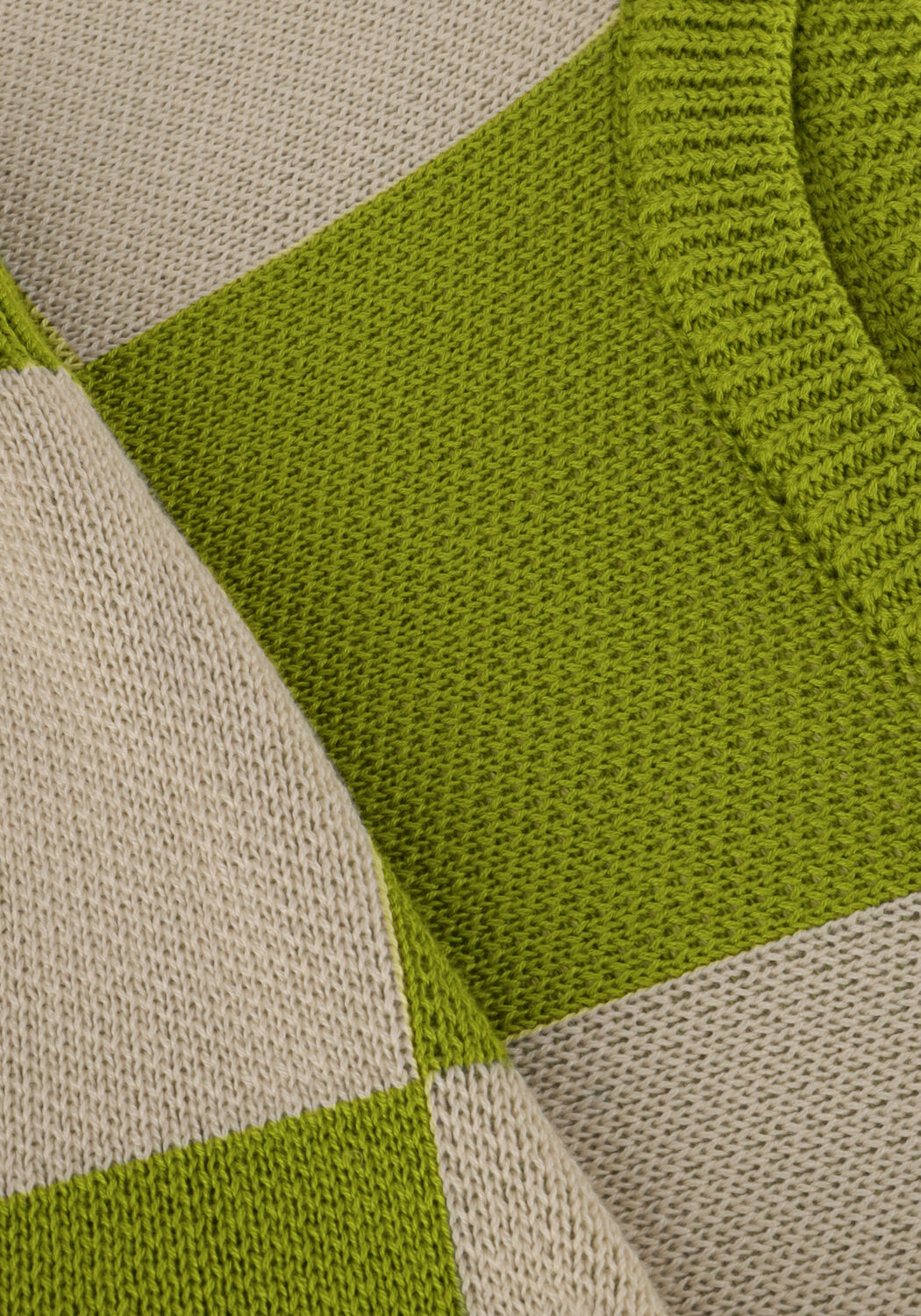 Groene YOUR WISHES Trui KNIT MONTANA - large