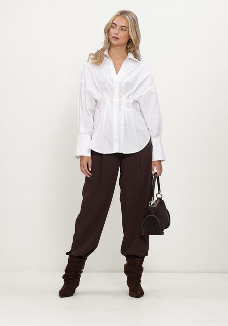 REFINED DEPARTMENT LADIES WOVEN TAILLERED BLOUSE GUUSJE Blouses en blanc - large