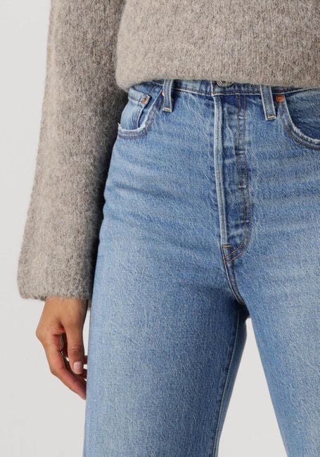 LEVI'S Straight leg jeans RIBCAGE FULL LENGHT DANCE AROUND en bleu - large
