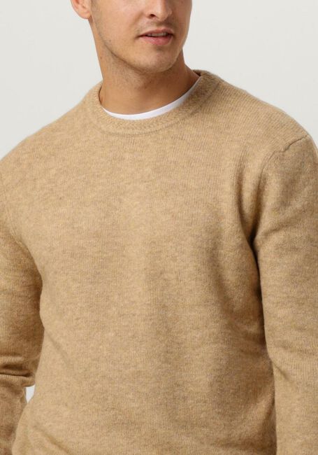 SCOTCH & SODA Pull REGULAR FIT SOFTY-KNIT MELANGE PULL en camel - large