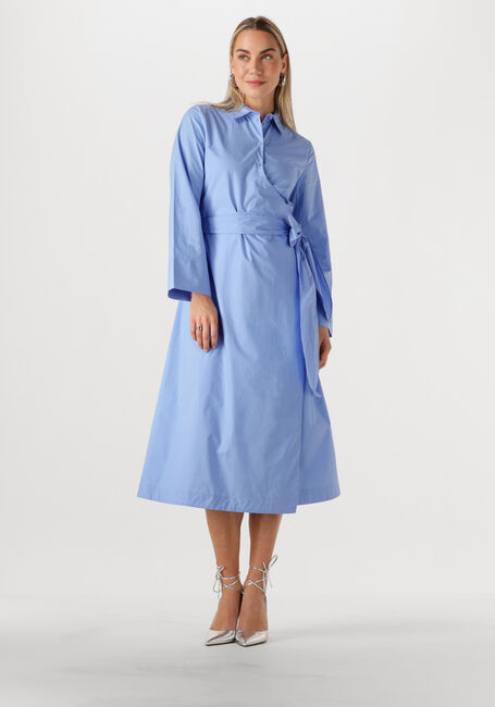 SELECTED FEMME Robe midi SLFAVIANA LS MIDI WRAP DRESS Bleu clair - large