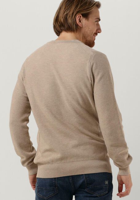 Bruine DSTREZZED Trui MERCURY CREW MELANGE SLUB - large