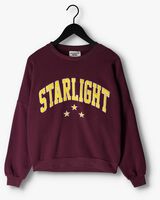 COLOURFUL REBEL Pull STARLIGHT PATCH DROPPED SHOULDER SWEAT Bordeaux - medium