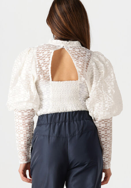 CO'COUTURE ELINOR OPEN BACK BLOUSE Blouses en blanc - large