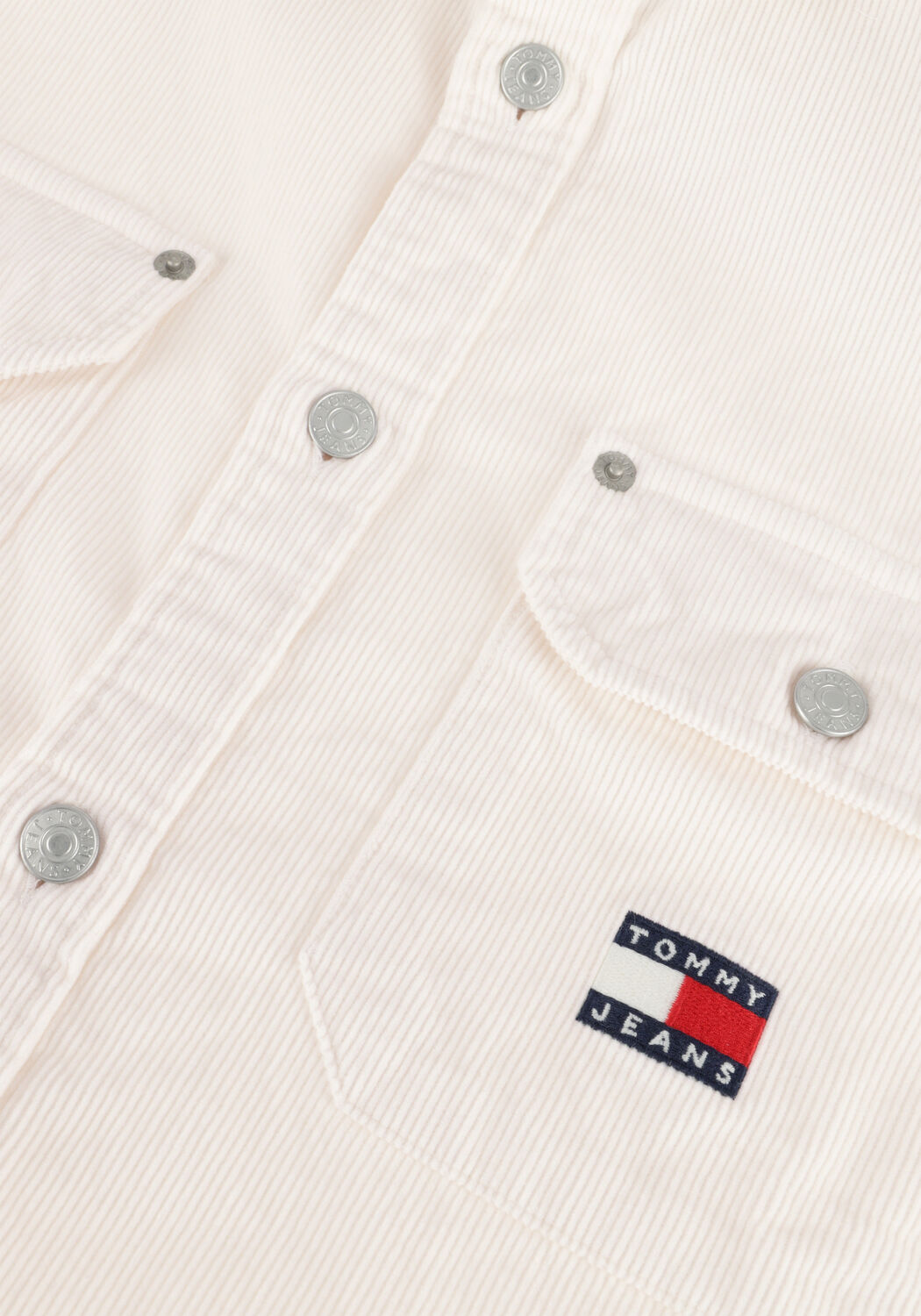 Ecru TOMMY JEANS Casual overhemd TJM RLX CORD SHIRT EXT - large