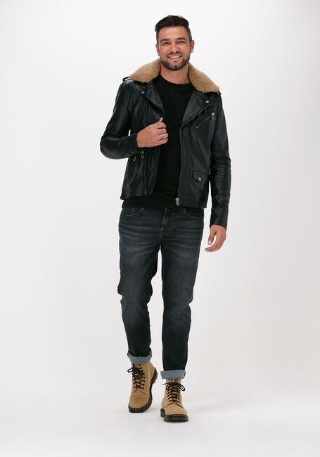 GOOSECRAFT Veste en cuir GALLERY544 en noir - large