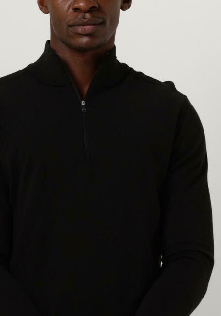 SELECTED HOMME Pull SLHBERG HALF ZIP CARDIGAN NOOS en noir - large