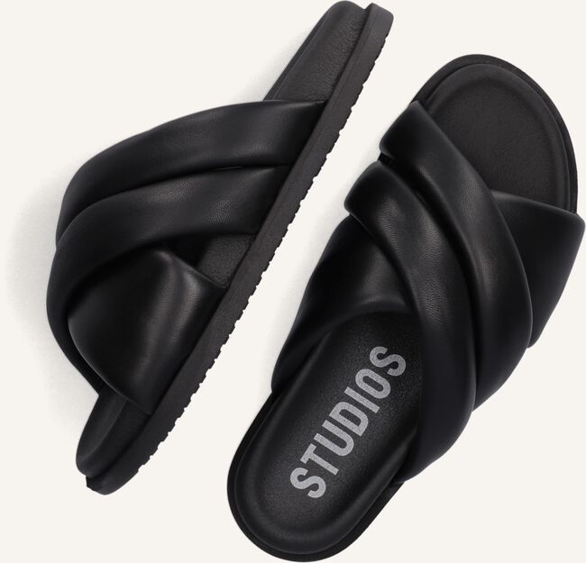 Zwarte COPENHAGEN STUDIOS Slippers CPH726 Zwarte COPENHAGEN STUDIOS Slippers CPH726 - large