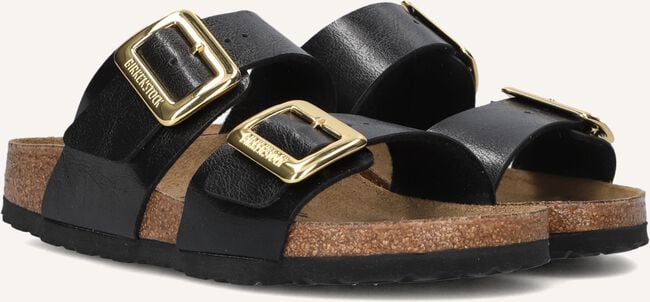Zwarte BIRKENSTOCK Slippers SYDNEY CUSHION BUCKLE Zwarte BIRKENSTOCK Slippers SYDNEY CUSHION BUCKLE - large