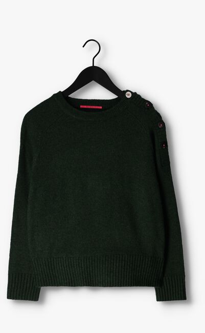 SCOTCH & SODA Pull RELAXED FIT PULLOVER WITH BUTTON DETAIL en vert - large