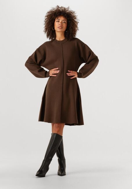 Bruine MSCH COPENHAGEN Mini jurk MSCHALFREDA EAST DRESS - large