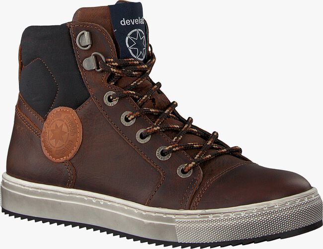 Bruine DEVELAB Hoge sneaker 41537 - large