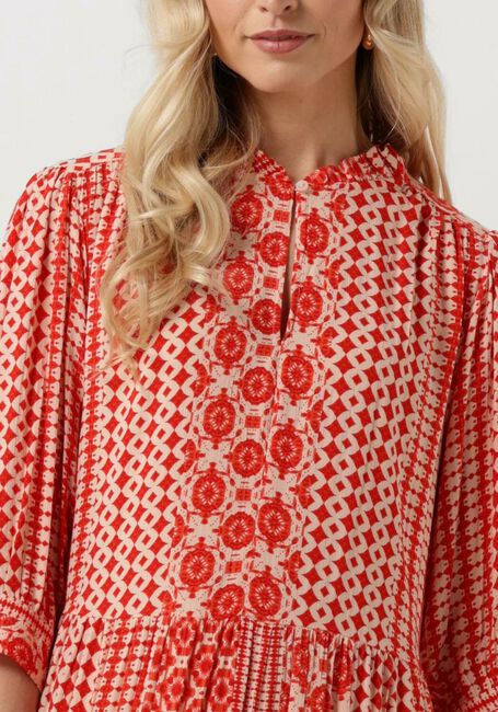 LOLLYS LAUNDRY Mini robe SABINELL SHORT DRESS en rouge - large