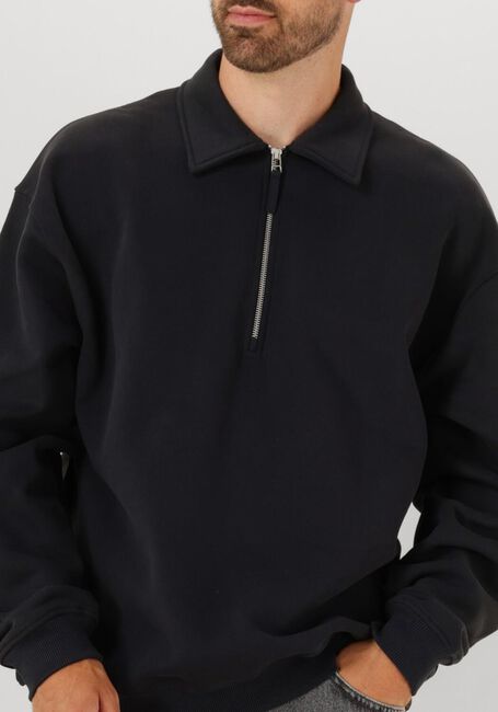 WOODBIRD Chandail WBTOM ZIP POLO en noir - large