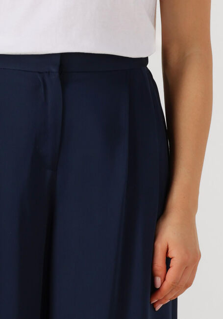 Donkerblauwe SELECTED WOMEN Wijde broek SLFLEONORE HW WIDE PANT B - large