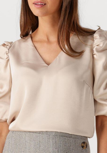 NEO NOIR ELBA HEAVY SATEEN BLOUSE Blouses en beige - large