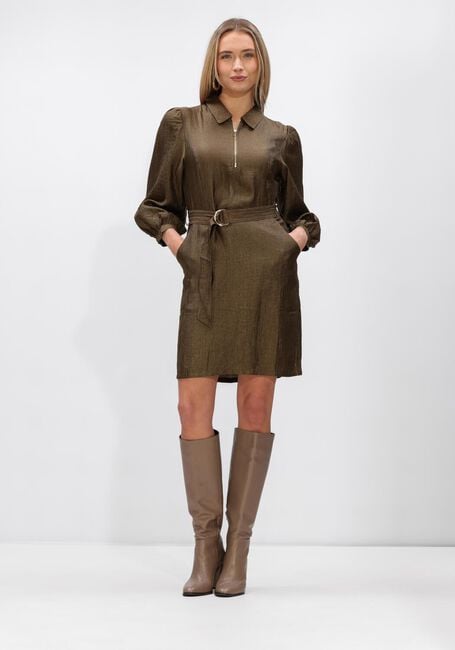 Bruine AAIKO Mini jurk SEMIRA CRINKLE VIS 545 - large