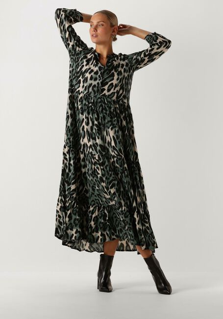 Groene LOLLYS LAUNDRY Maxi jurk NEE DRESS - large