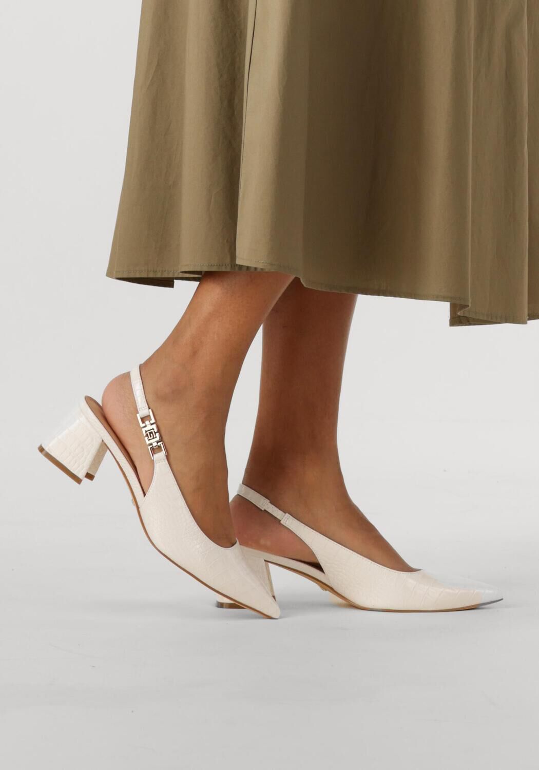 GUESS Slingbacks ZABLEA en blanc - large