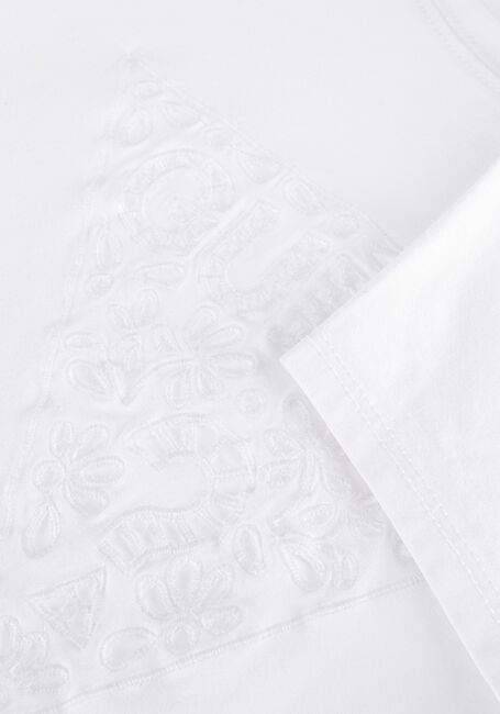 GUESS T-shirt EYELETS FLORAL en blanc - large